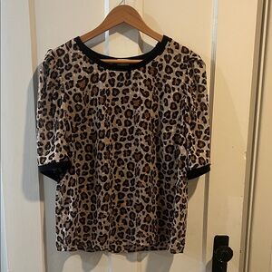 Leopard Print Women's Top
